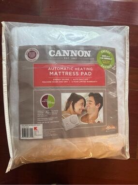Cannon Automatic Heating Mattress Pad – White